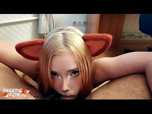 ❤️ कित्सुने तिच्या तोंडात डिक आणि कम गिळले mr.eviewporn-com.ru वर